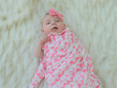 On Wednesdays We Wear Pink Swaddle