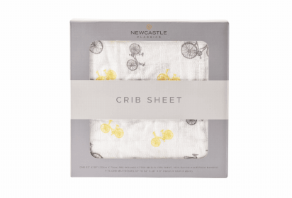 Vintage Bicycle Crib Sheet