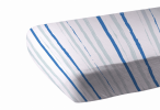 Ocean Stripe Crib Sheet