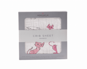 Playful Kitty Crib Sheet