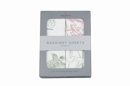 Turtles and Water Lily Changing Pad Cover/Bassinet Sheets