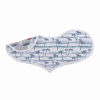 Ocean Tides Bamboo Burp Cloth/Heart Bib
