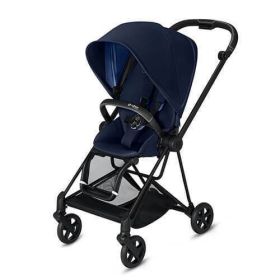 CYBEX Mios 3-in-1 Travel System Matte with Black Details Baby Stroller â€šÃ„Ã¬ Indigo Blue