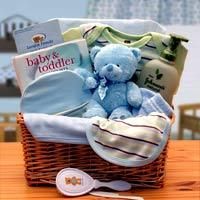 Dainty Tails New Baby Unicorn Gift Basket