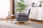 Modern Rocking Chair; Upholstered Accent Chair for Nursery; Playroom; Bedroom and Living Room; Small Contemporary Rocker; Kids Cushioned Arm Chair; Gr