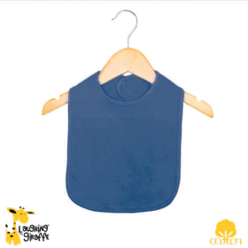 The Laughing Giraffe Baby Bibs With Velcro Closure (Color: Royal Blue, size: One Size)