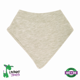 The Laughing Giraffe Baby Bandana Bib (Color: Oatmeal, size: One Size)