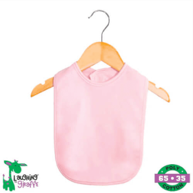 The Laughing Giraffe Baby Bibs With Velcro Closure (Color: Pink, size: One Size)