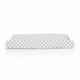 B & N Changing Pad Sheet (Color: Grey Lattice)