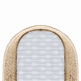 Fitted Bassinet Sheet (Color: Grey One Direction)