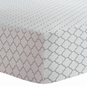 Terry Change Pad Sheet (Color: Grey Ornament)