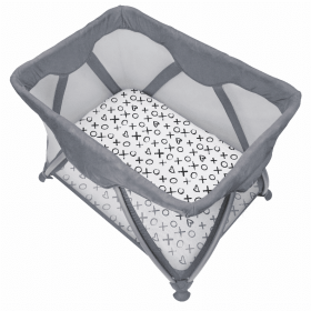 Portable Play Pen Sheet (Color: Xo Black&White)