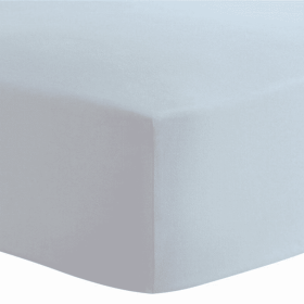 Org.Interlock Fitted Crib Sheets (Color: Blue)