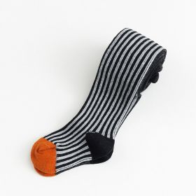 Bottom pantyhose (Option: Black vertical bar-L)