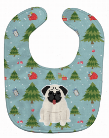 Christmas Dog Baby Bib (size: 10 x 13)