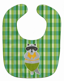 Raccoon Baby Bib (Color: Raccoons, size: 10 x 13)