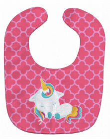 Unicorn Baby Bib (Color: Unicorns5, size: 10 x 13)