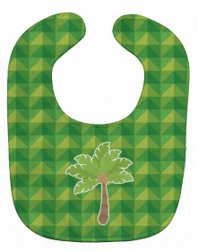 Palm Tree Baby Bib (Color: Palm Tree 1, size: 10 x 13)