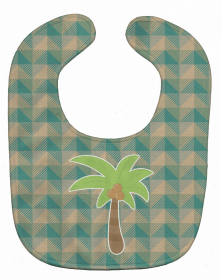 Palm Tree Baby Bib (Color: Palm Tree 3, size: 10 x 13)