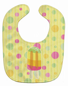 Ice Pop Popcicle Baby Bib (Color: Polkadots, size: 10 x 13)