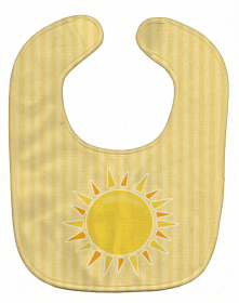 Sunshine Baby Bib (Color: Sun on Stripes, size: 10 x 13)