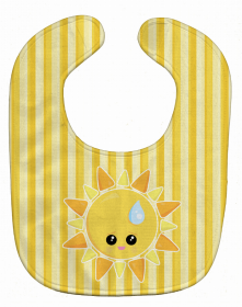 Weather Baby Bib (Color: Sun Sprinkle Face, size: 10 x 13)