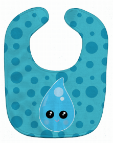 Weather Baby Bib (Color: Rain Drop Face, size: 10 x 13)