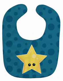 Weather Baby Bib (Color: Night Star Face, size: 10 x 13)