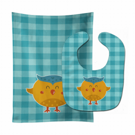 Bird Baby Bib & Burp Cloth (size: 11 x 18)