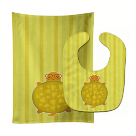 Turtle Baby Bib & Burp Cloth (Color: Turtles2, size: 11 x 18)
