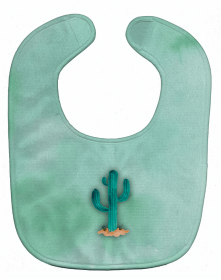Western Baby Bib (Color: Western Cactus Watercolor, size: 10 x 13)