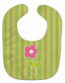 Flower Baby Bib (Color: Stripes, size: 10 x 13)
