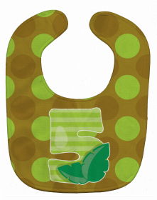 Zoo Baby Bib (Color: Month 5 Baby, size: 10 x 13)