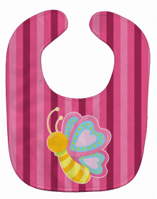 Insect Baby Bib (Color: Butterfly Pink, size: 10 x 13)