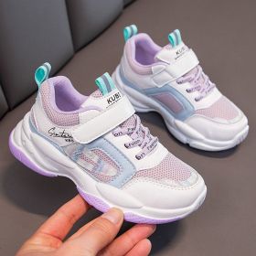 2022 Autumn New Tennis Girl Sneakers Children Boy Baby Mesh Breathable Kids Shoes Toddler Flats Outdoor Casual Running Training (Color: BS0716972-2, size: 32)