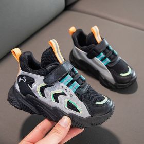 2022 Autumn New Tennis Girl Sneakers Children Boy Baby Mesh Breathable Kids Shoes Toddler Flats Outdoor Casual Running Training (Color: BS07169352-3, size: 26)