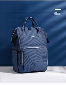 Fashion Diaper Baby Bag Backpack NB22179-HF (Color: Blue)