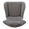 Rocking Chair - with rubber leg and cashmere fabric;  suitable for living room and bedroom